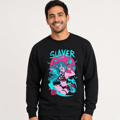 Anime girl slayer Sweatshirt, Funny Unisex sweatshirt