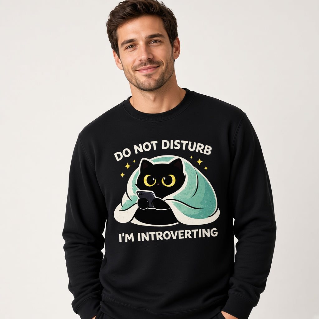 Do Not Disturb I'm Introverting Sweatshirt