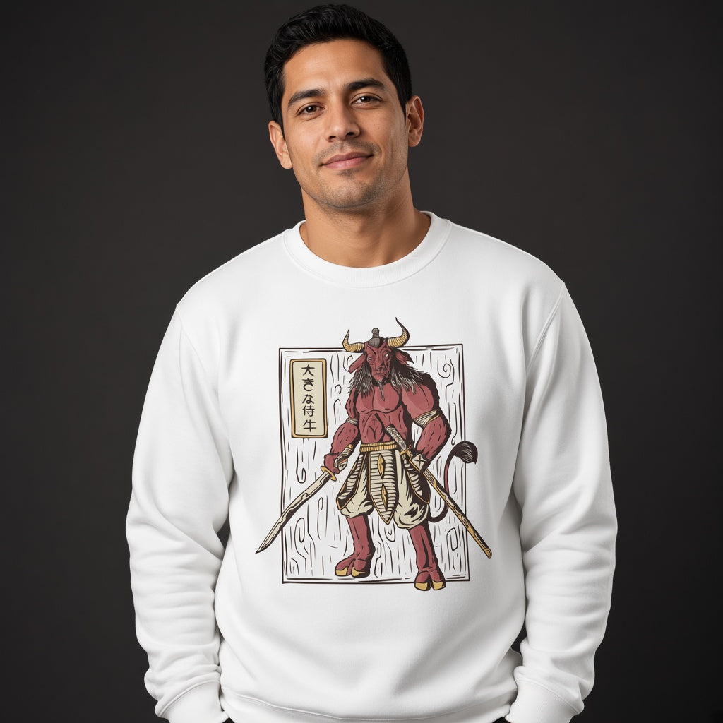 Minotaur sweatshirt, funny sweatshirt, graphic shirts, Anime unisex tshirt