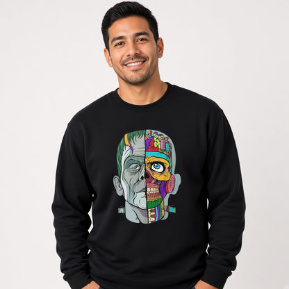 Frankinstein sweatshirt, funny sweatshirt, graphic shirts, unisex tshirt, printed sweatshirt
