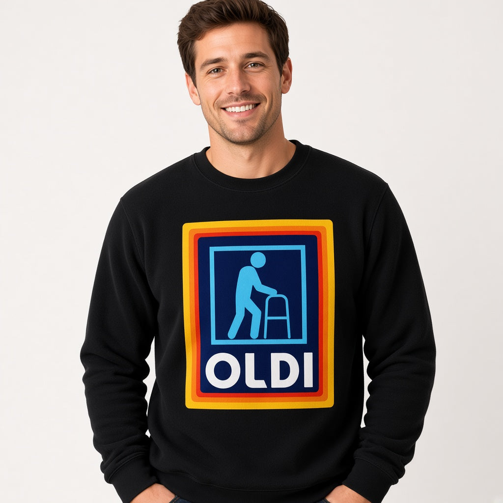 Funny OLDI Store Parody Sweatshirt