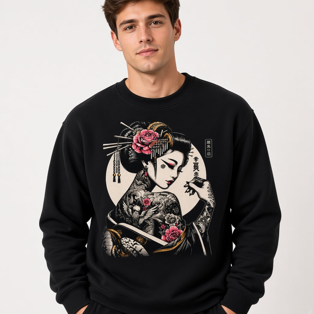 Japanese Geisha Sweatshirt