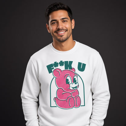 f**k U sweatshirt, funny sweatshirt, graphic shirts, unisex tshirt, printed sweatshirt
