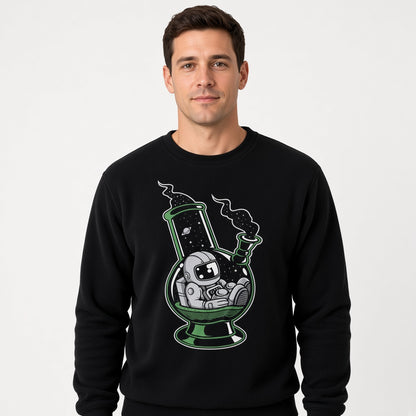 Astronaut in a bulb sweatshirt, funny sweatshirt, graphic shirts, unisex tshirt, printed sweatshirt