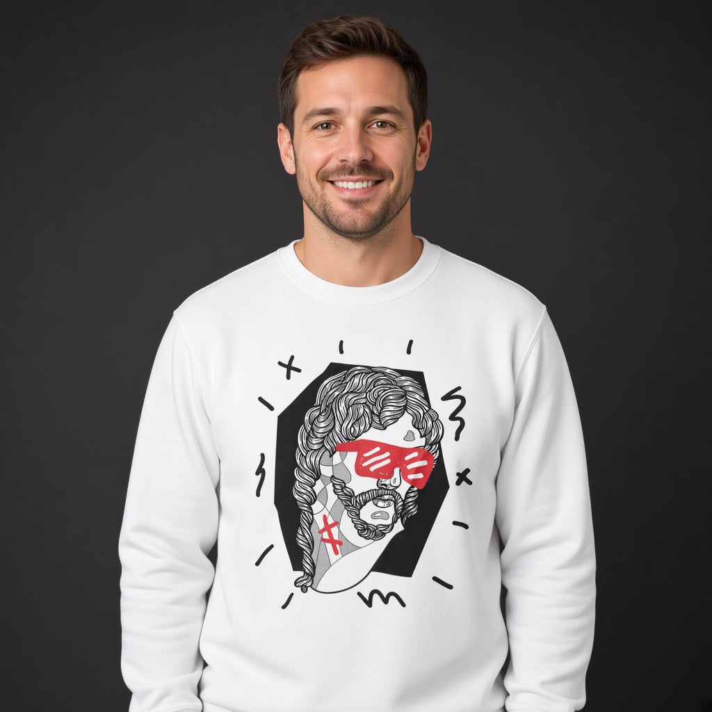 Jesus sweatshirt, funny sweatshirt, graphic shirts, unisex tshirt, printed sweatshirt