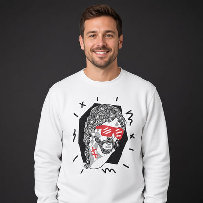 Jesus sweatshirt, funny sweatshirt, graphic shirts, unisex tshirt, printed sweatshirt