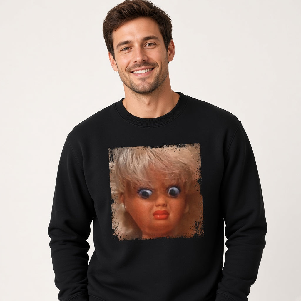 90s Doll Face Meme Sweatshirt