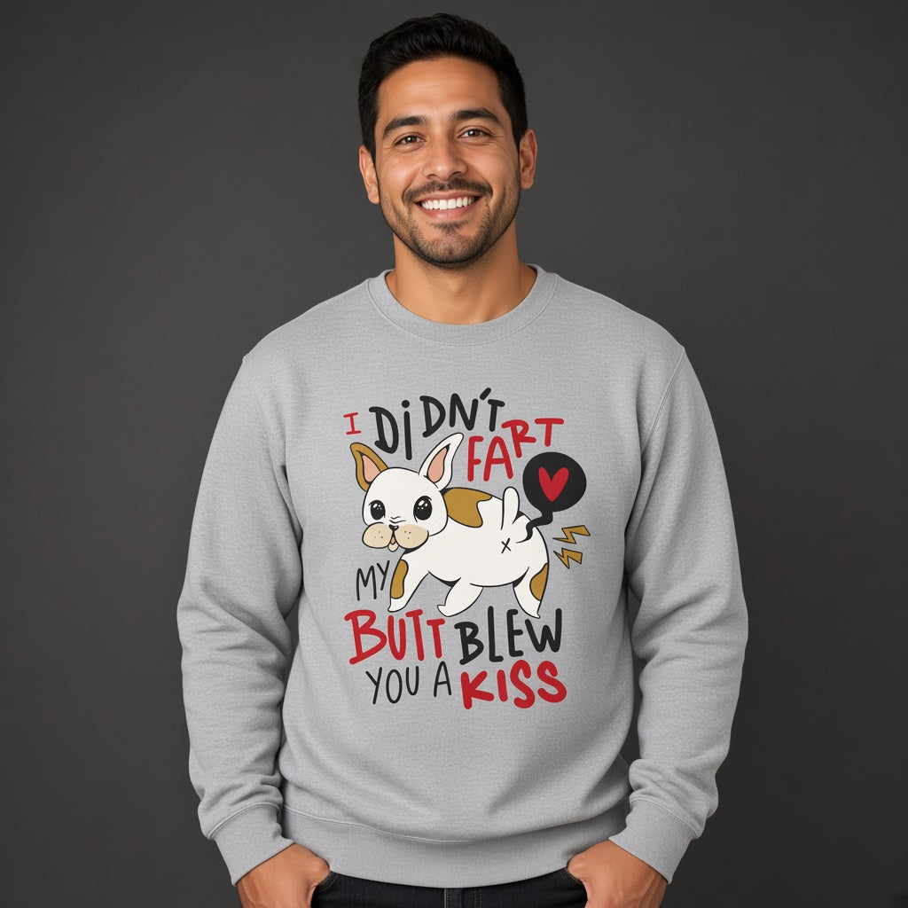 Funny fart french bulldog sweatshirt, funny sweatshirt, graphic shirts, unisex tshirt, printed sweatshirt