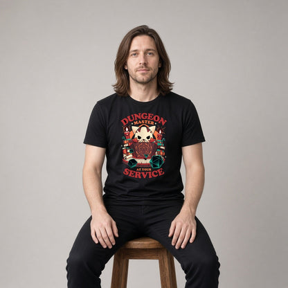 Dungeon Master Cat T-Shirt for D&D Players