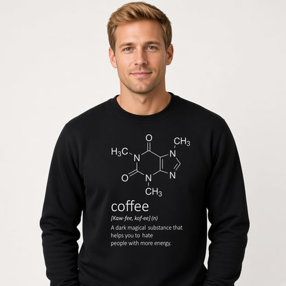 Caffeine Molecule Sweatshirt