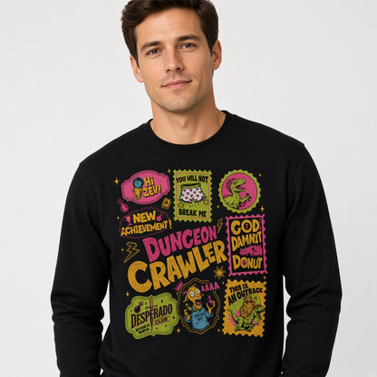 Dungeon Crawler sweatshirt Donut Shirt SciFi Book Fan Apparel Sweatshirt