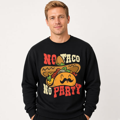 sweatshirt Mexican taco party
