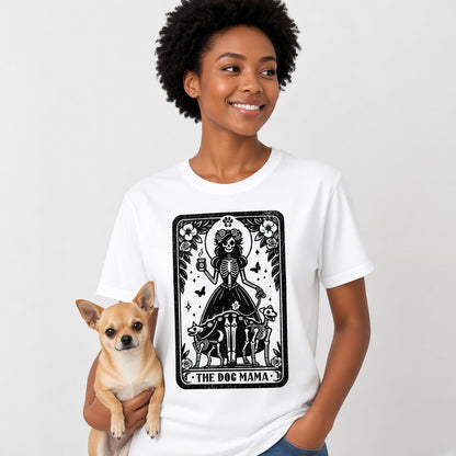 The Dog Mama Funny Skeleton Dogs T-Shirt