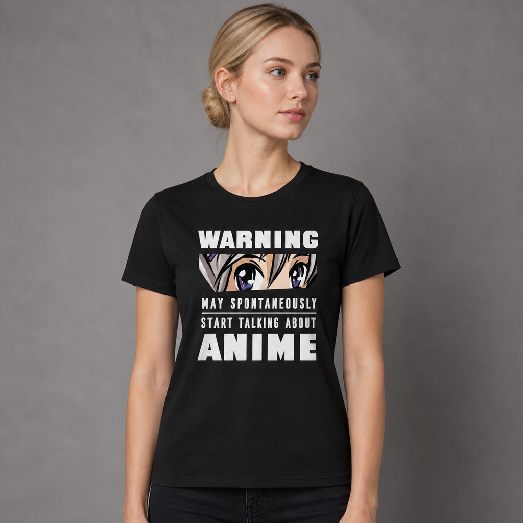 Warning May Spontaneously Start Talking About Anime T-Shirt