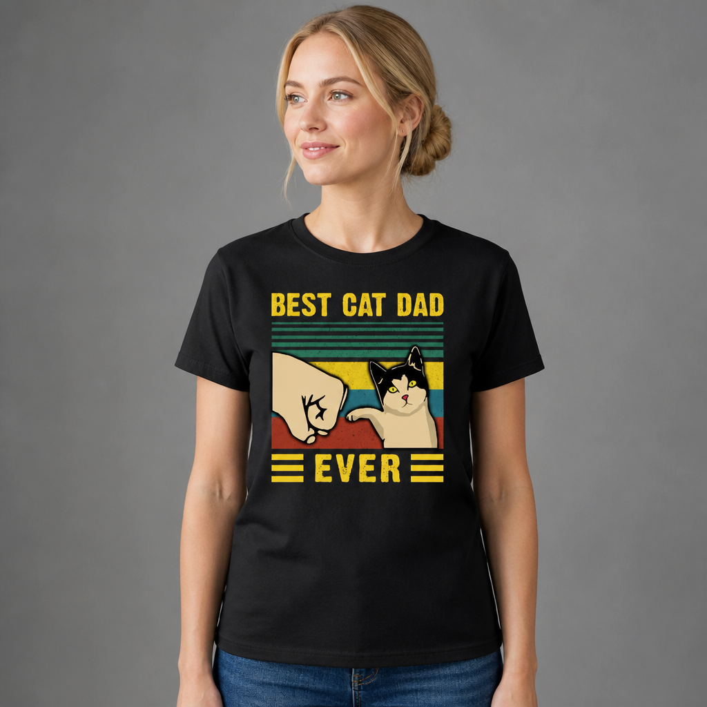 Best Cat Dad Ever T-Shirt