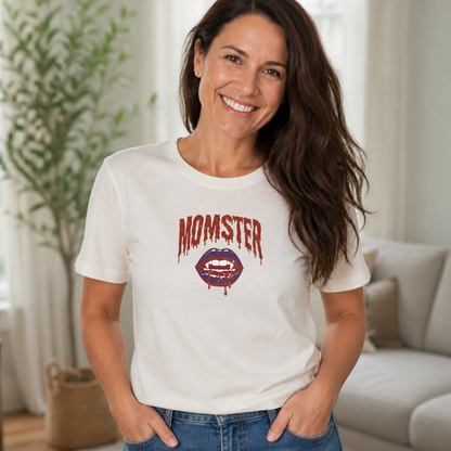 Momster Shirt Funny Mom Halloween Vampire T-Shirt