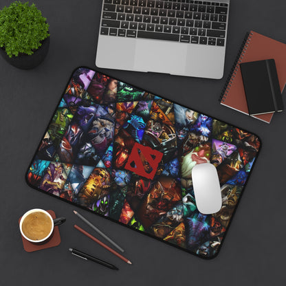 Dota 2 Desk Mat, deskmat xl, Gaming keyboard matt, mousepad large, XXL extended deskpad mouse pad, large gaming mousepad - Bolt Print