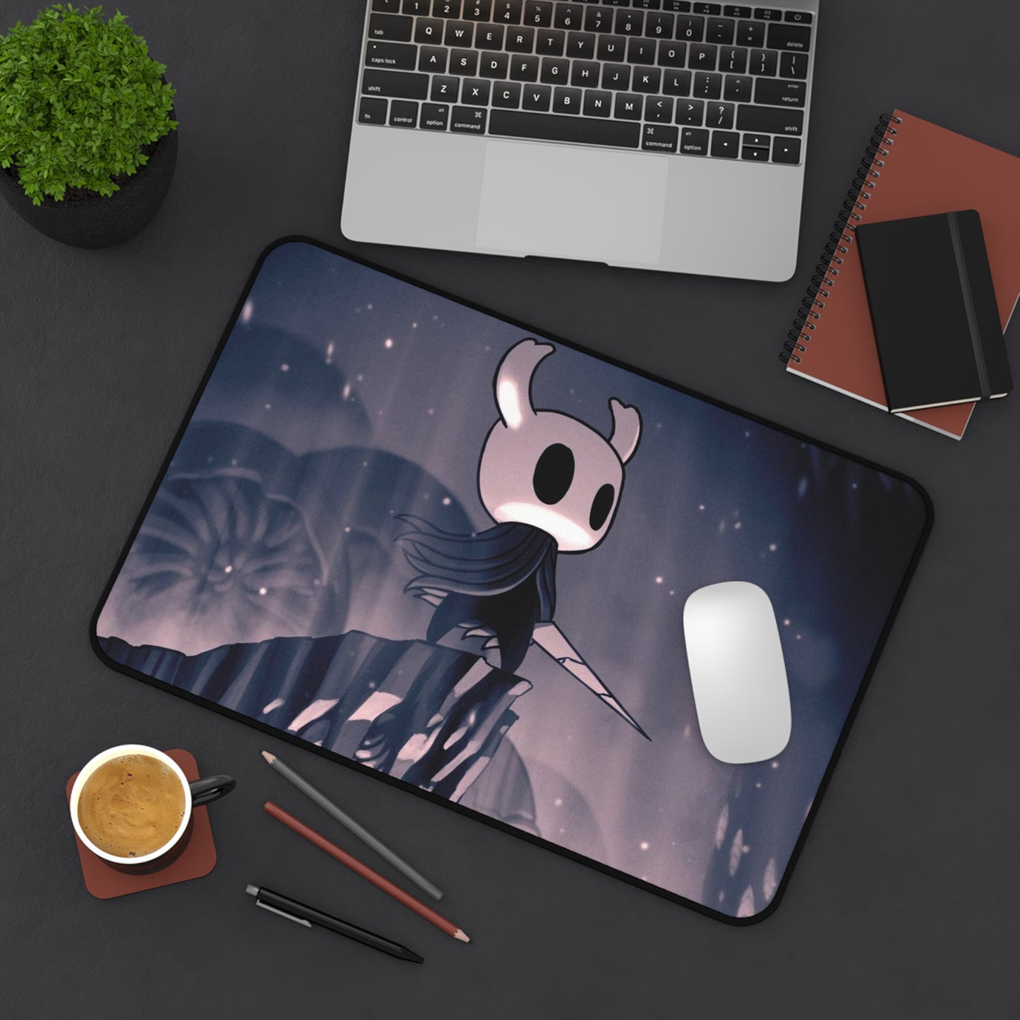 Hollow Knight Desk Mat, Gaming keyboard matt, mousepad large, XXL extended deskpad mouse pad - Bold Print