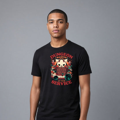 Dungeon Master Cat T-Shirt for D&D Players