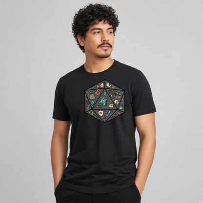 Loot and Dice T-Shirt for D&D Players