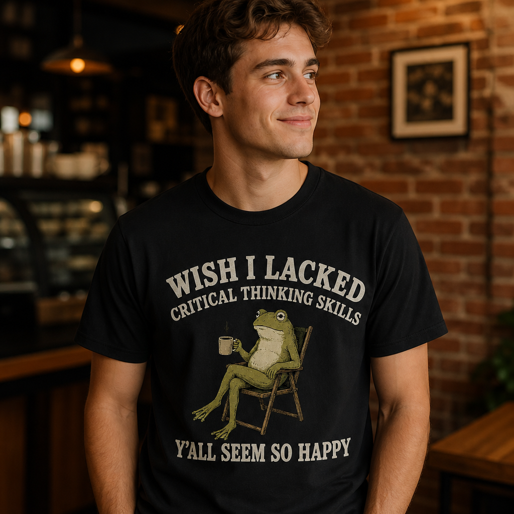 Wish I Lacked Critical Thinking Skills T-Shirt