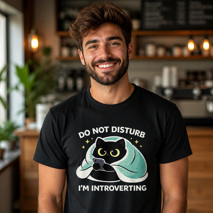 Do Not Disturb I'm Introverting T-Shirt