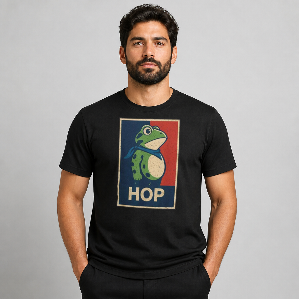 Hop Frog Hope Poster Parody Funny T-Shirt