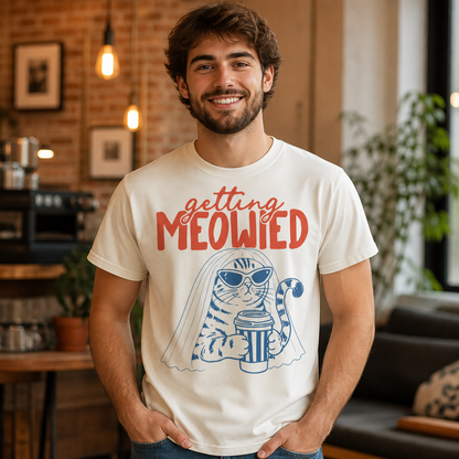 Getting Meowied Funny Bride Cat Wedding T-Shirt