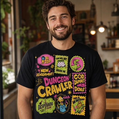 Dungeon Crawler Tee Donut Shirt SciFi Book Fan Apparel T-Shirt