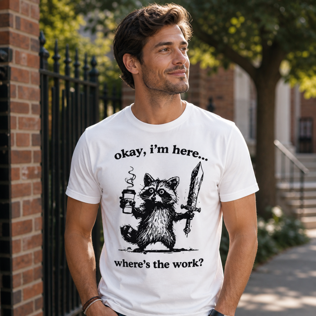 Okay I'm Here Where's the Work T-Shirt
