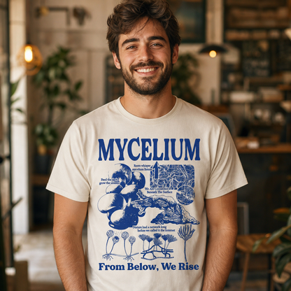 Mycelium Mushroom Network T-Shirt