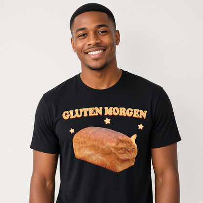 Gluten Morgen Funny Cat Loaf T-Shirt
