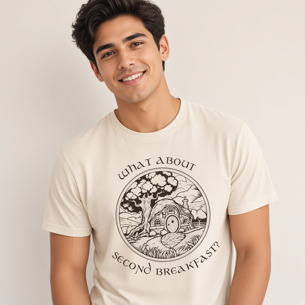 What About Second Breakfast Funny LOTR Fan T-Shirt