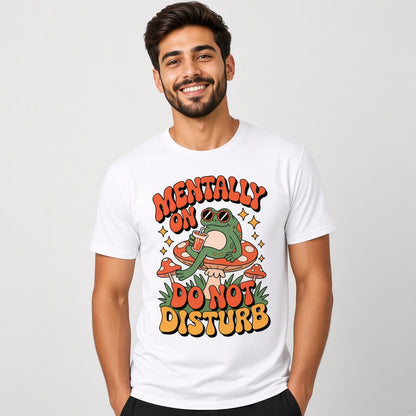 Do Not Disturb Funny Frog Mushroom T-Shirt
