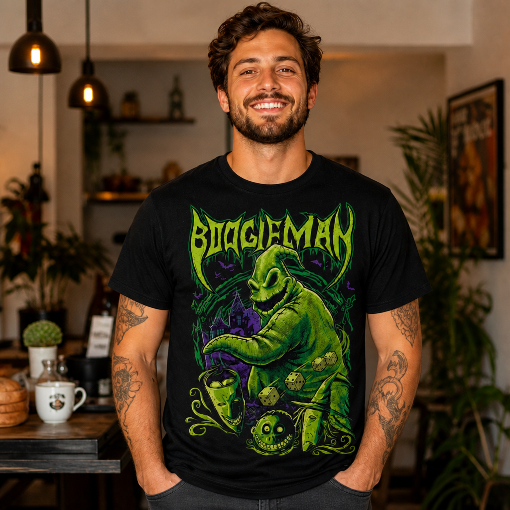 Oogie Boogie Boogieman Image Funny Halloween T-Shirt