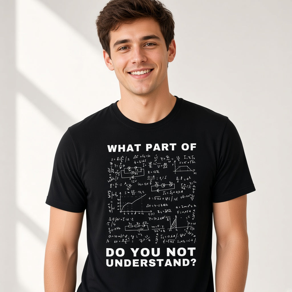 What Part Of Do You Not Understand Funny Physics T-Shirt