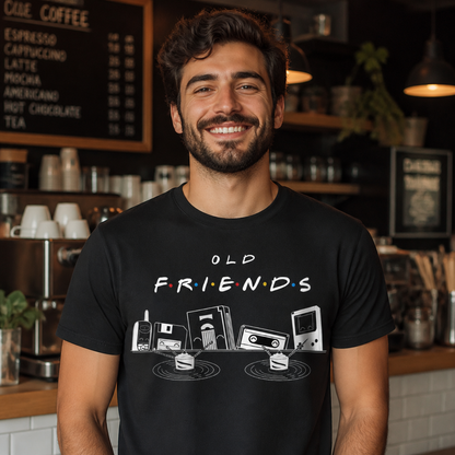 Old Friends Retro Tech T-Shirt