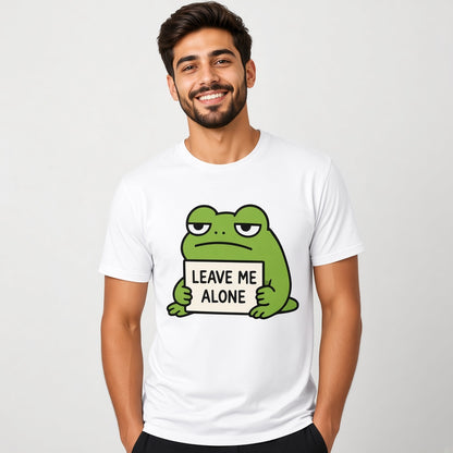 Leave Me Alone Funny Frog T-Shirt