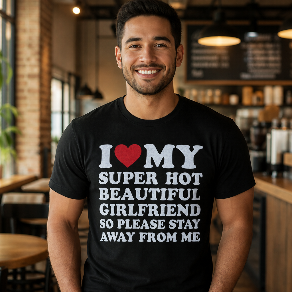 I Love My Girlfriend Men's T-Shirt