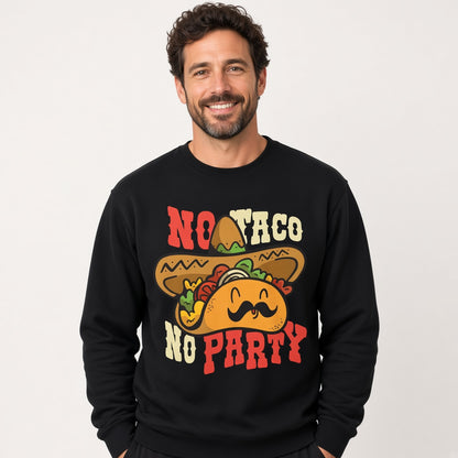 sweatshirt Mexican taco party