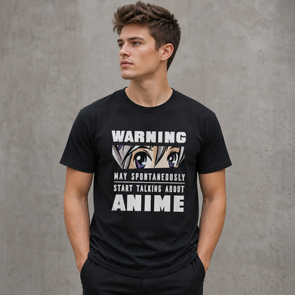 Warning May Spontaneously Start Talking About Anime T-Shirt