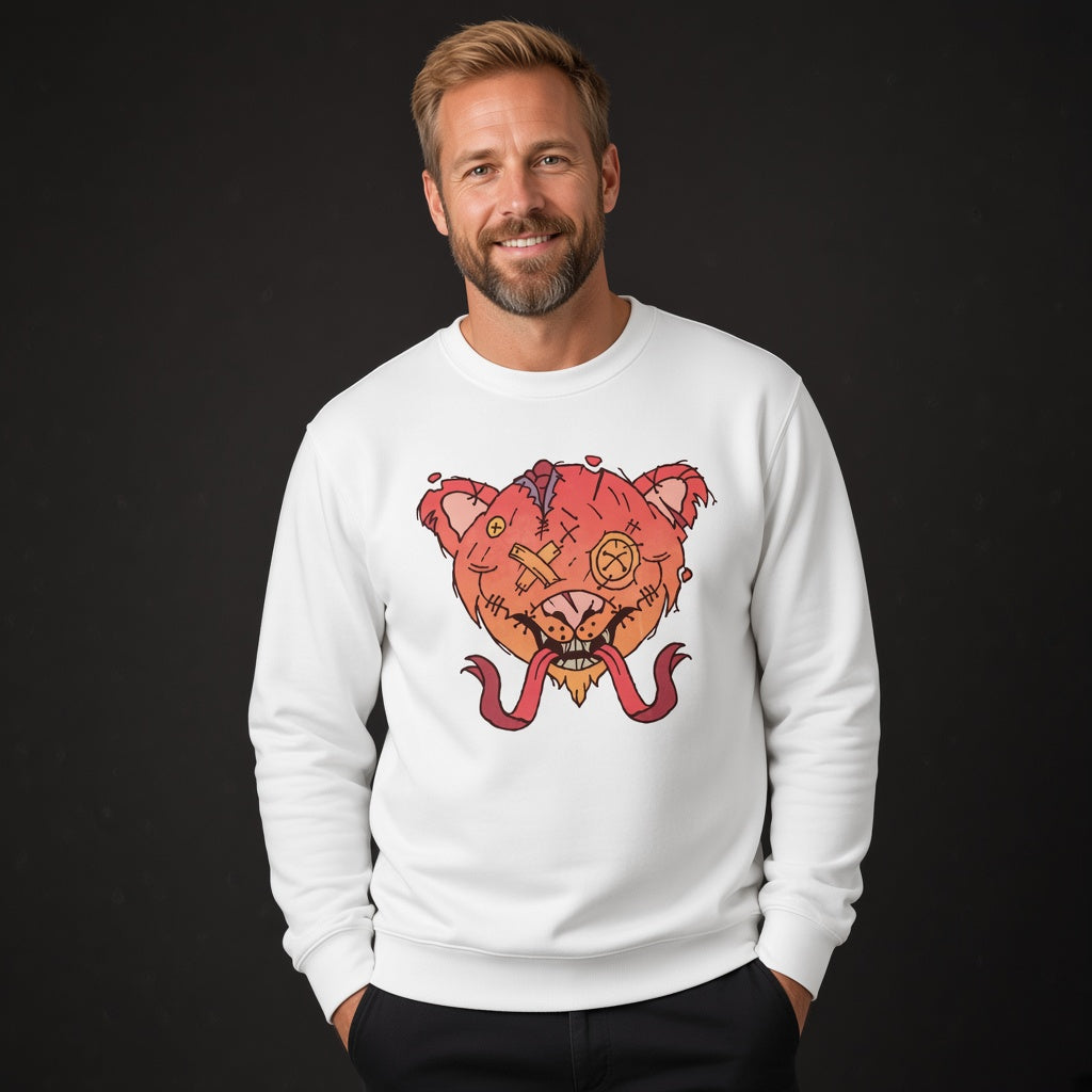 Monster with two tonguessweatshirt, funny sweatshirt, graphic shirts, unisex tshirt, printed sweatshirt