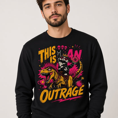 This Is An Outrage Sweatshirt LitRPG Fan Gift Dungeon Crawler Shirt