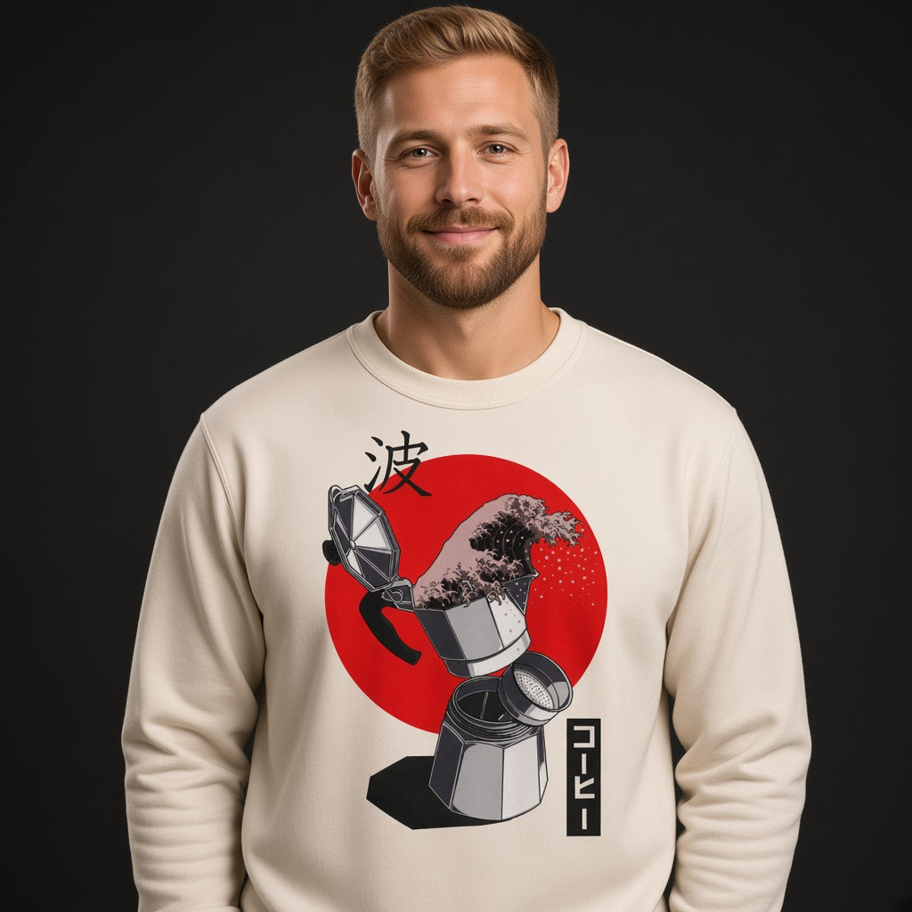 Great Coffee Wave Sweatshirt