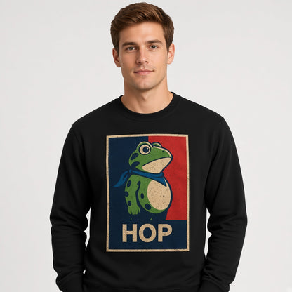 Hop Frog Hope Poster Parody Funny Sweatshirt