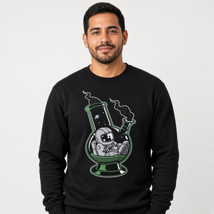Astronaut in a bulb sweatshirt, funny sweatshirt, graphic shirts, unisex tshirt, printed sweatshirt