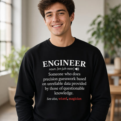 Engineer Definition Funny Dictionary Sweatshirt
