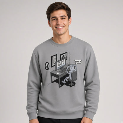I'm Not a Robot Captcha Funny IT Humor Sweatshirt