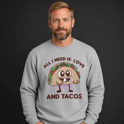 sweatshirt Love and tacos