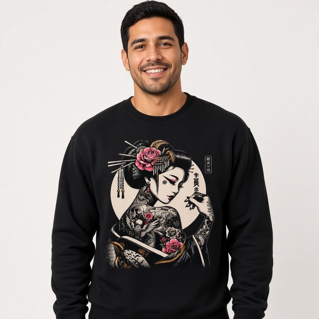 Japanese Geisha Sweatshirt